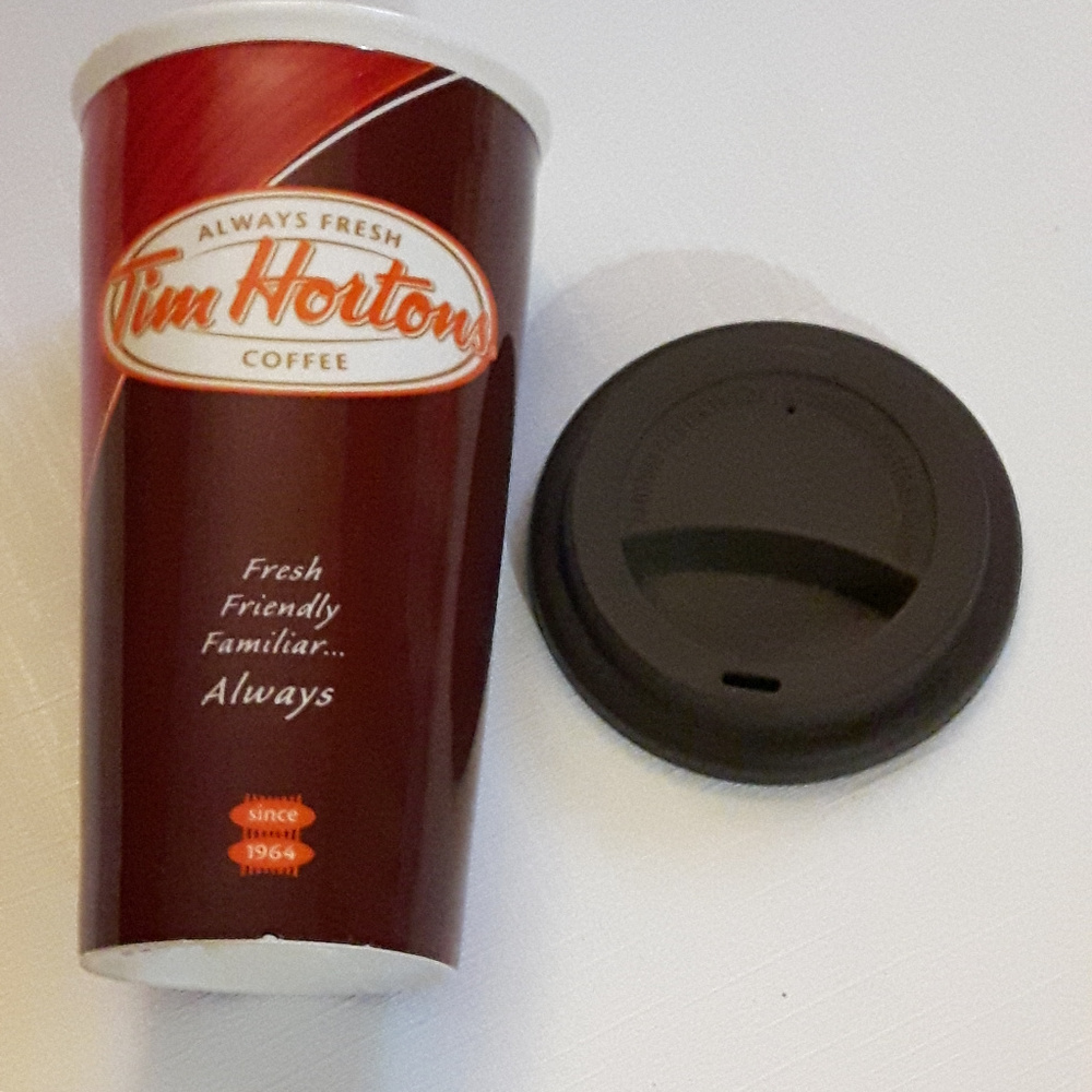 2011 Tim Horton's Tumblr Mug Travel Mug with lid